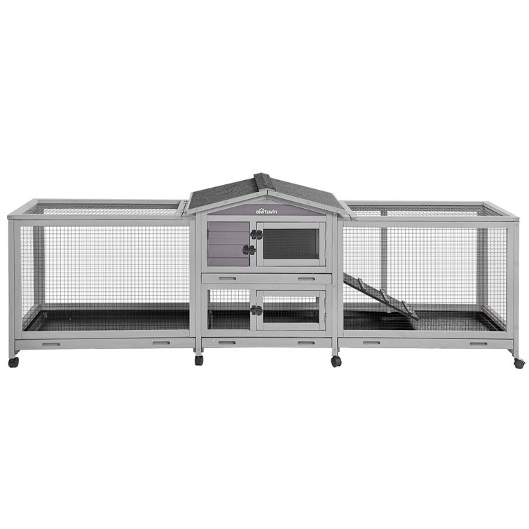 Indoor outdoor outlet rabbit hutch